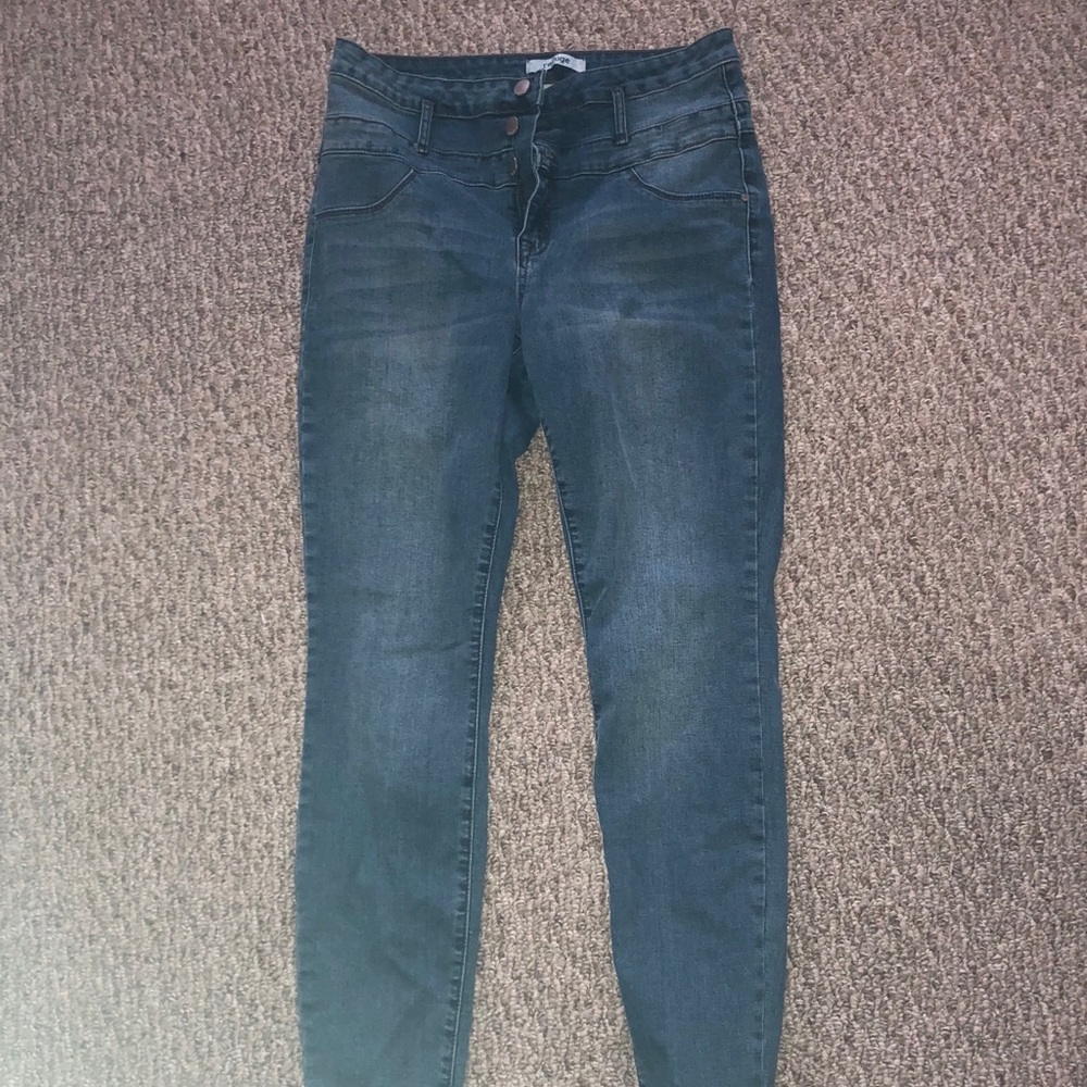 Bluish Gray Jeans
